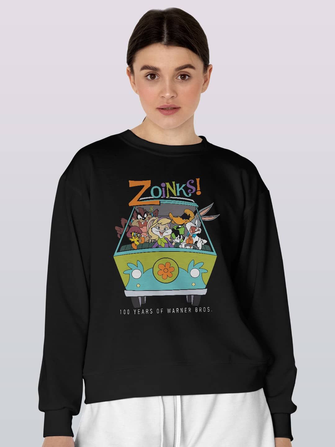 

macmerise Men Printed Sweatshirt, Black