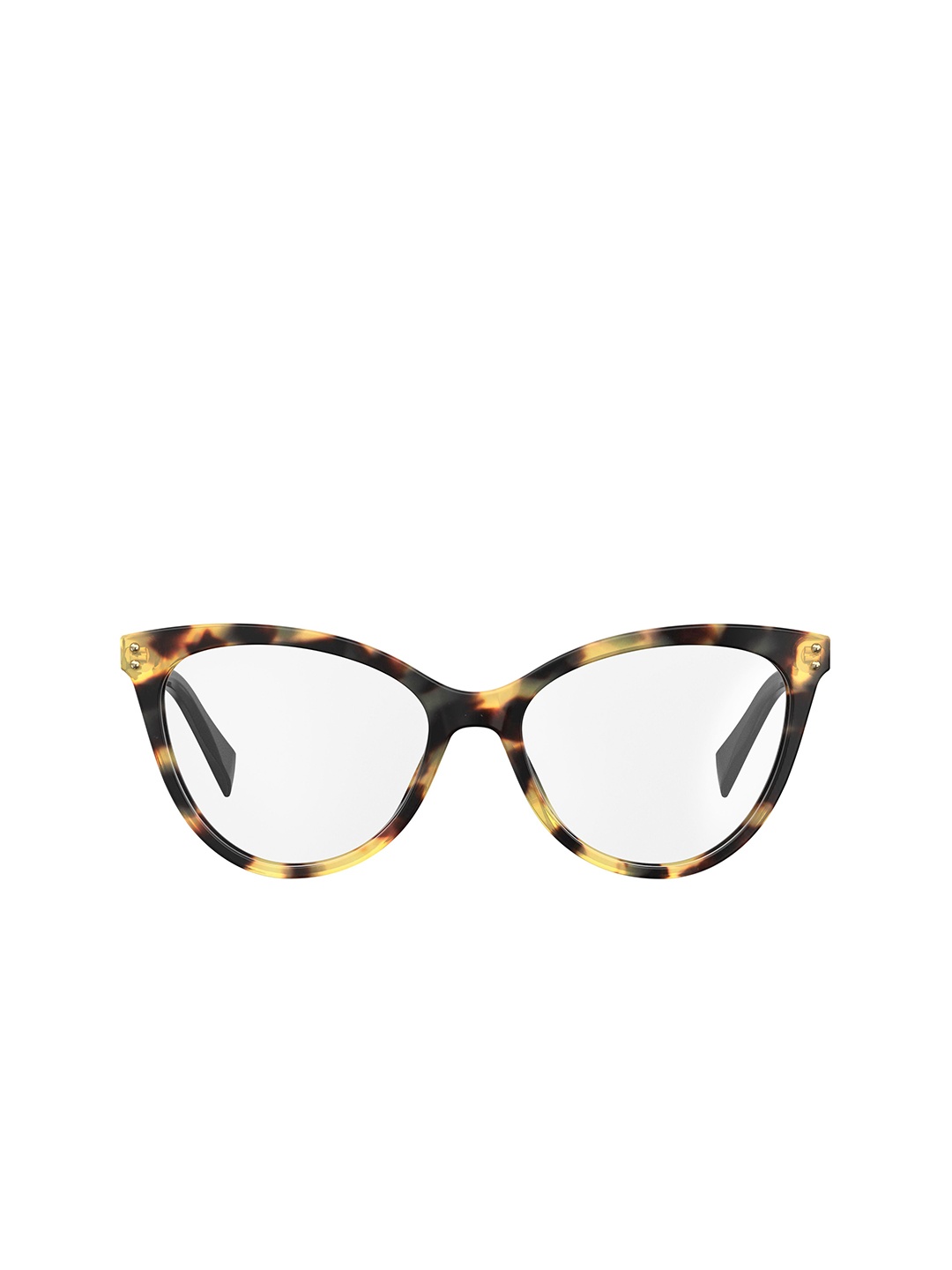 

MOSCHINO Women Printed Full Rim Oversized Frames, Yellow
