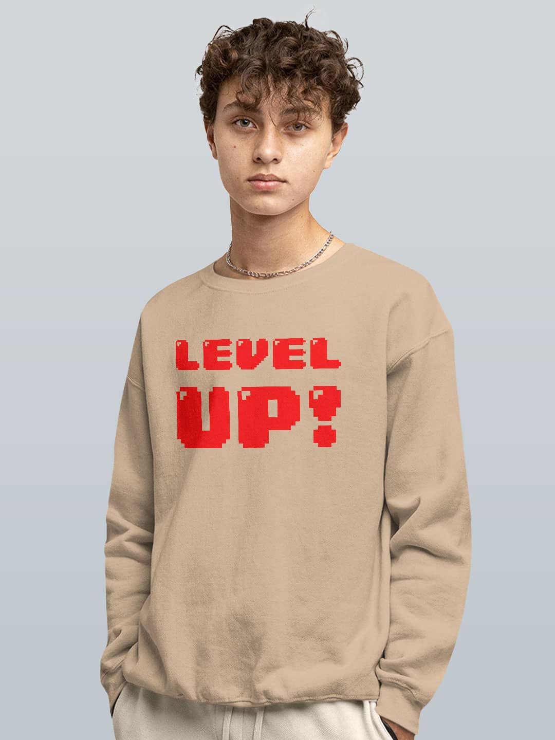 

macmerise Men Sweatshirt, Beige