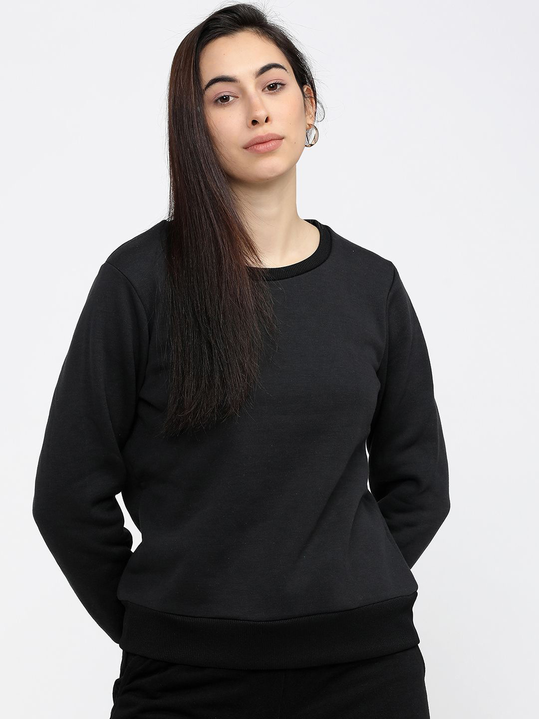 

Tokyo Talkies Women Sweatshirt, Black