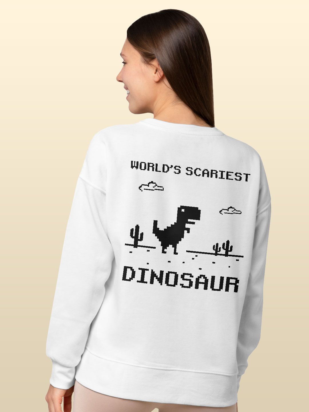 

macmerise Men Printed Sweatshirt, White