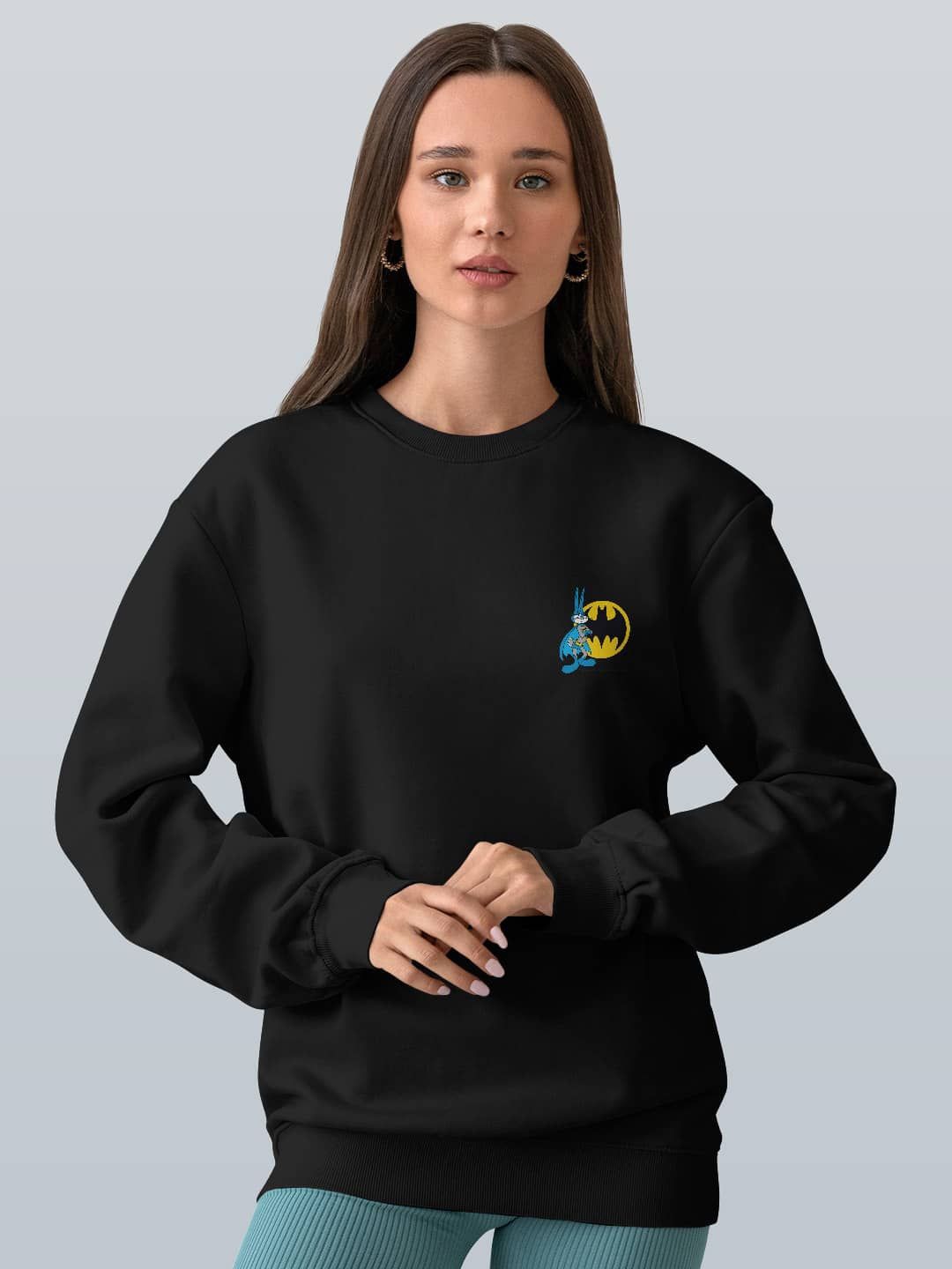 

macmerise Men Printed Sweatshirt, Black