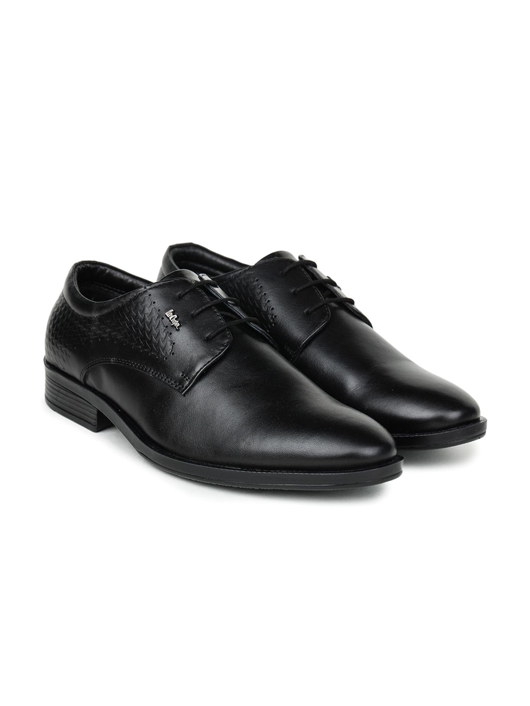 

Lee Cooper Men Leather Formal Derbys, Black