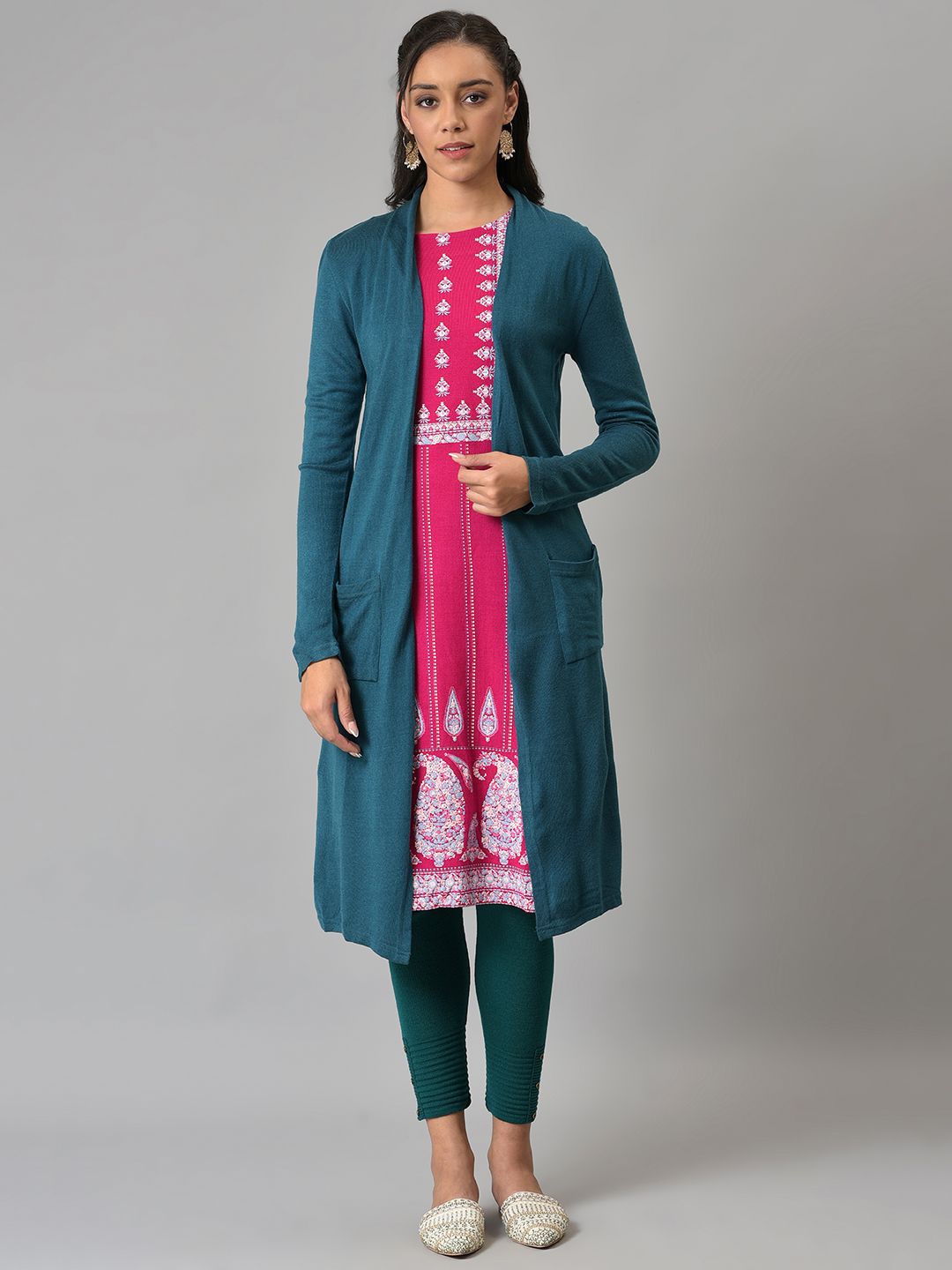 

W Women Polyester PU Coated, Blue