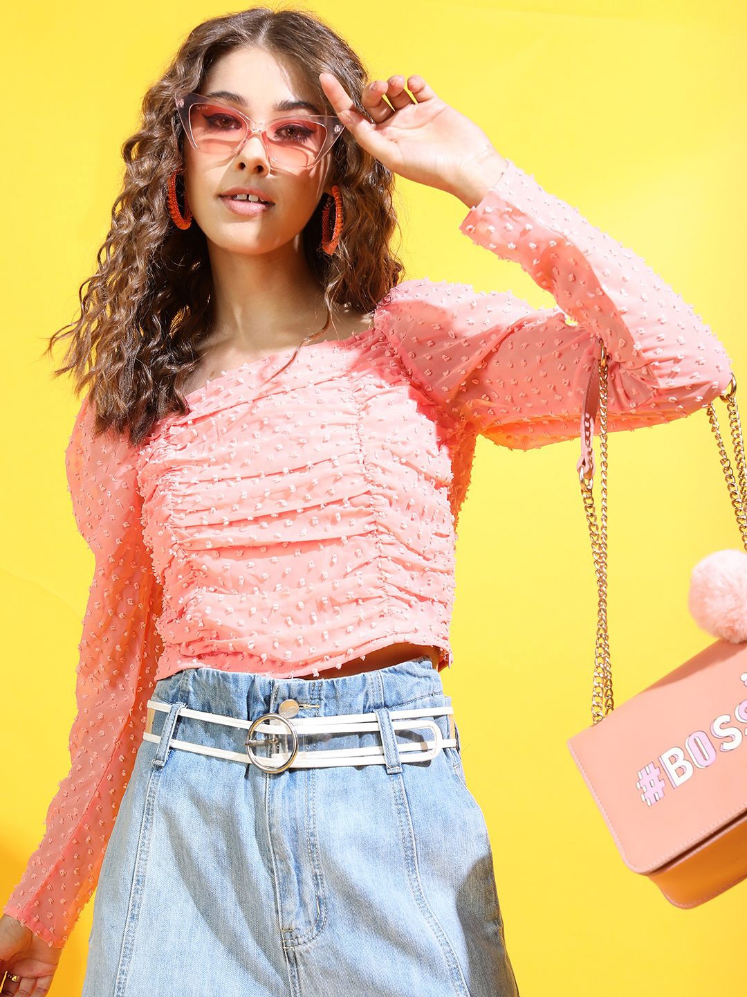 

Tokyo Talkies Top, Orange