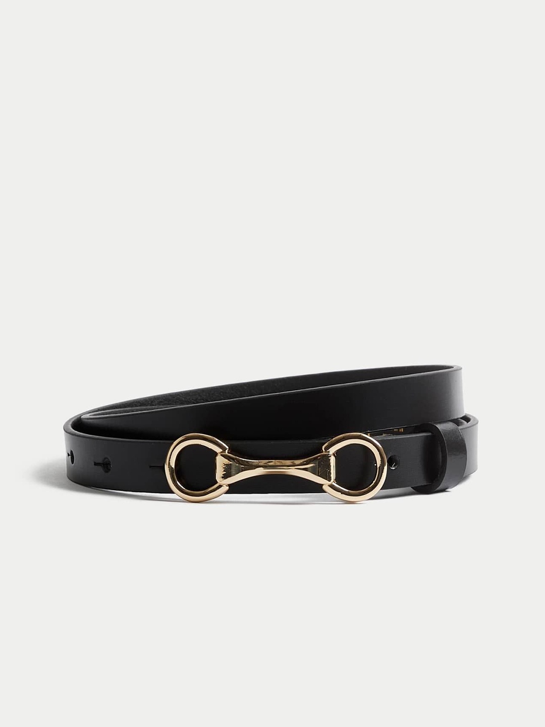 

Marks & Spencer Women Leather Belt, Black