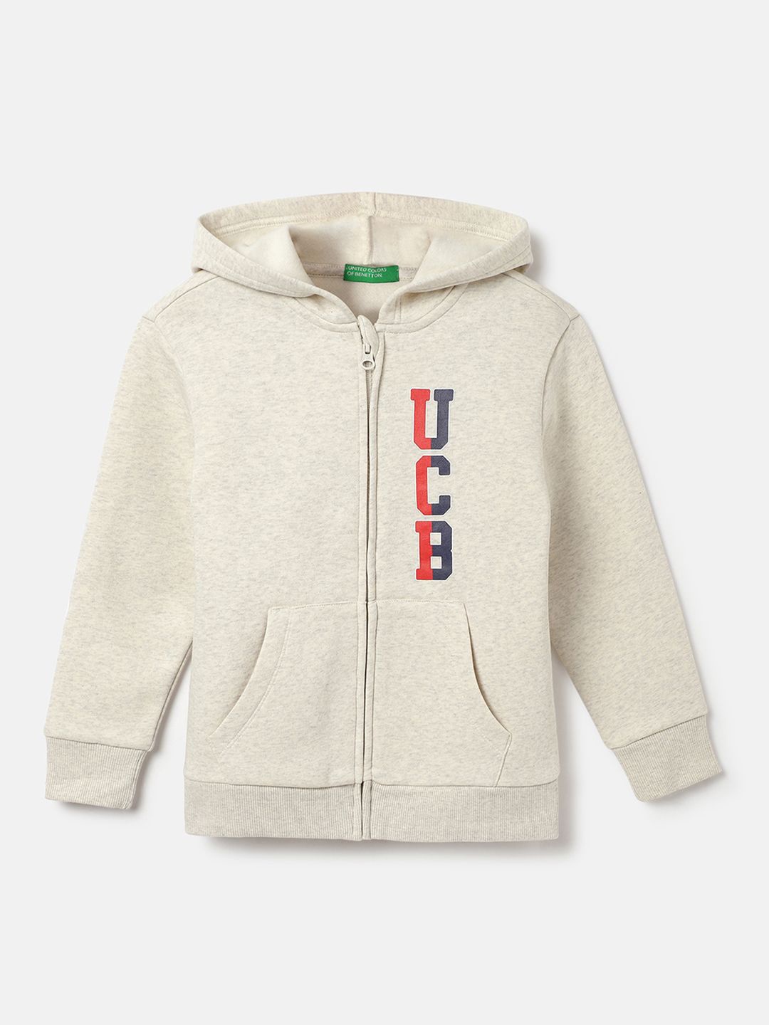 

United Colors of Benetton Boys Printed Sweatshirt, Grey