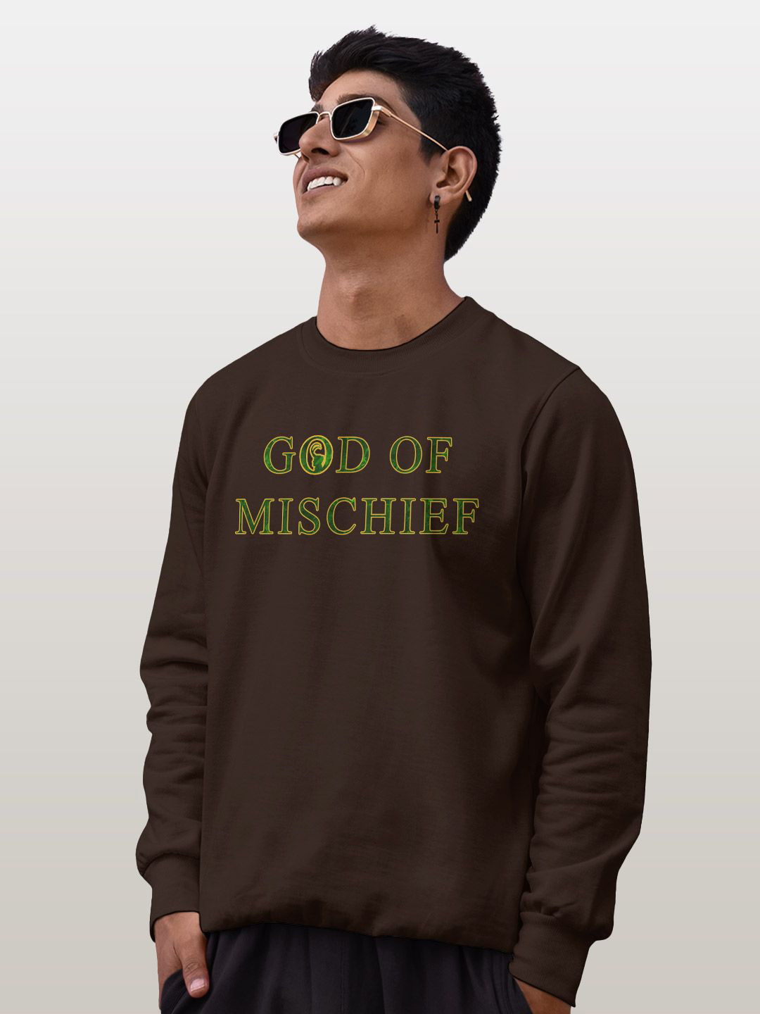 

macmerise Men Sweatshirt, Brown