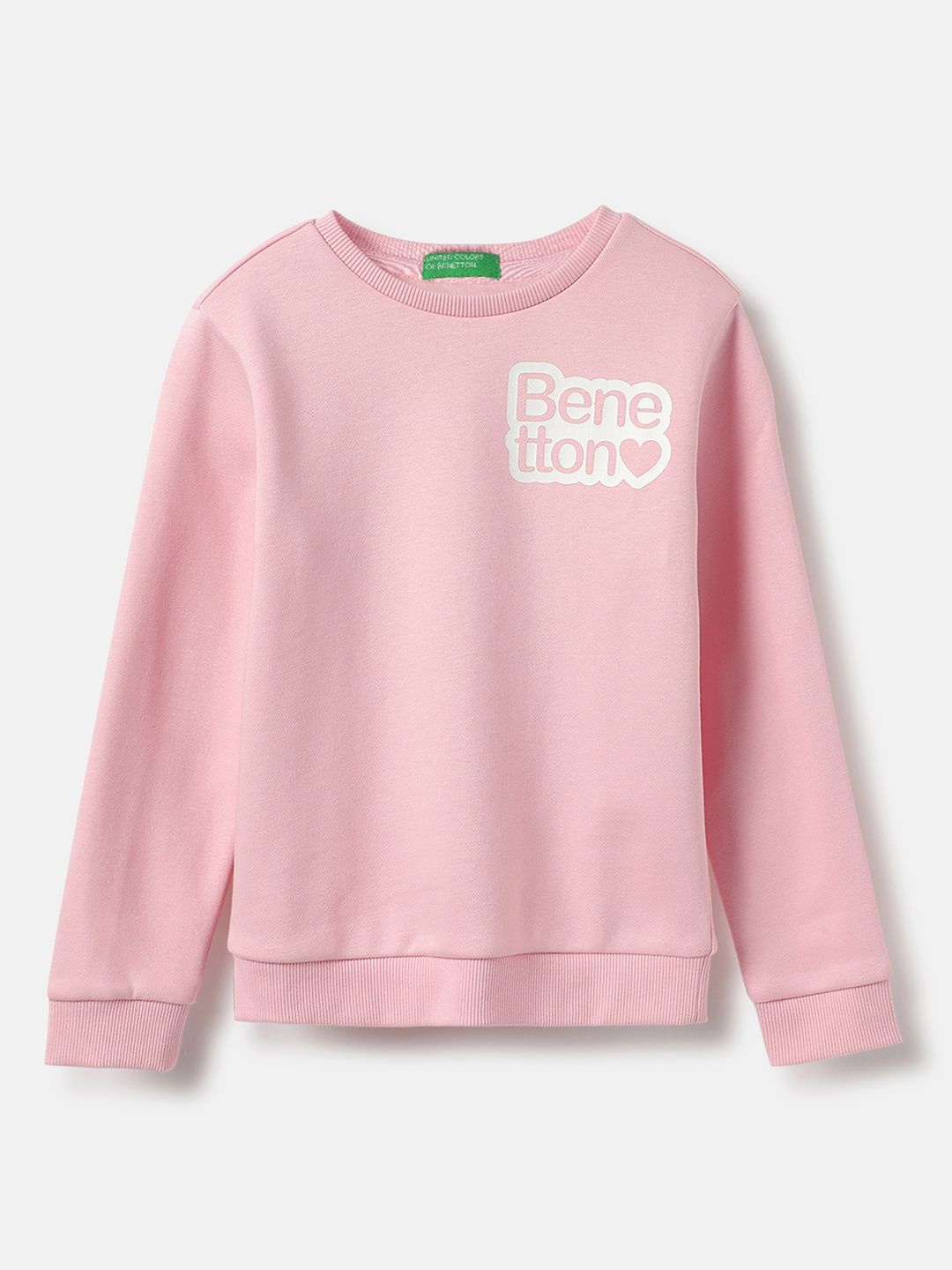 

United Colors of Benetton Girls Sweatshirt, Pink