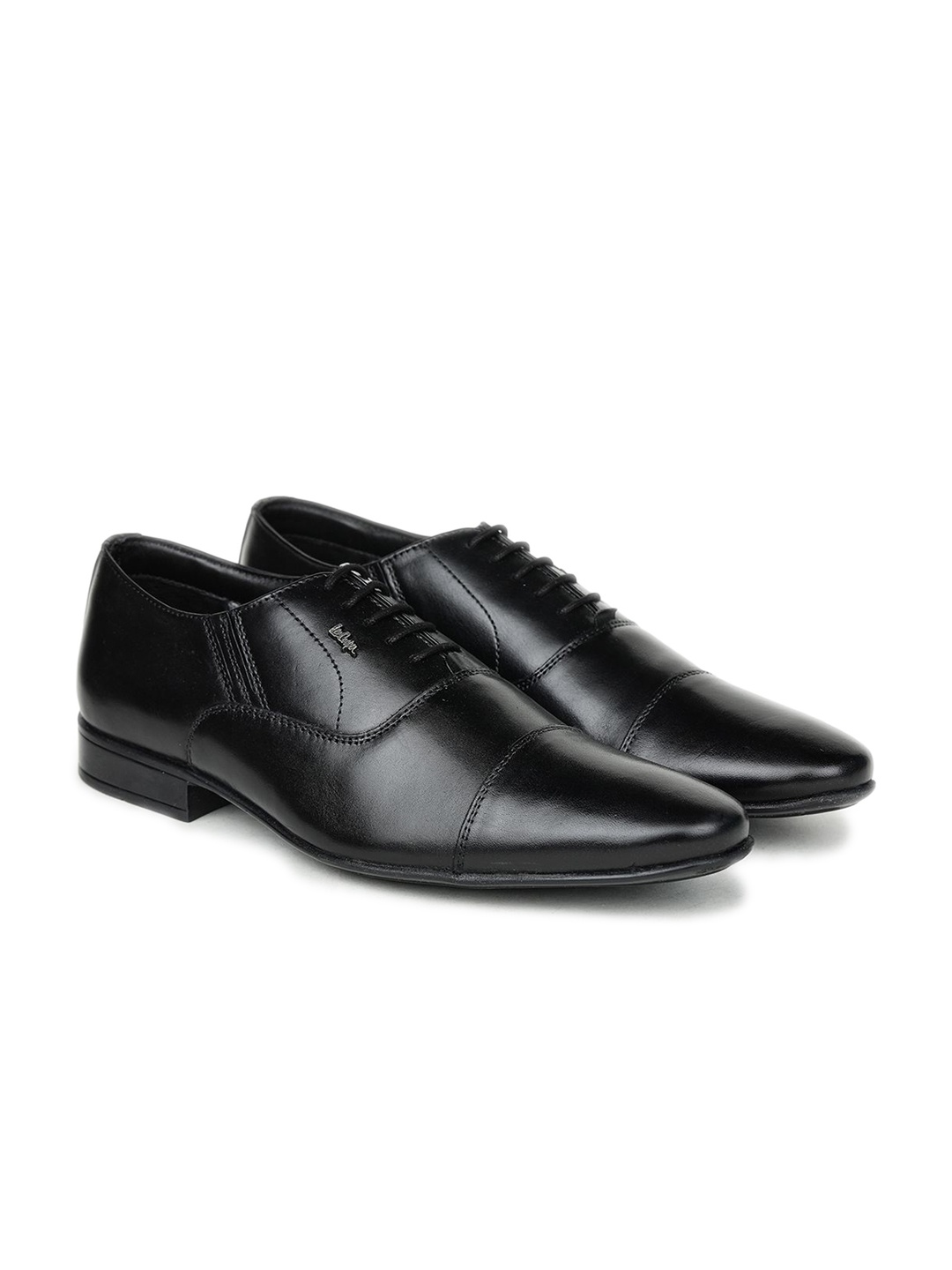 

Lee Cooper Men Leather Lace-Ups Derbys, Black