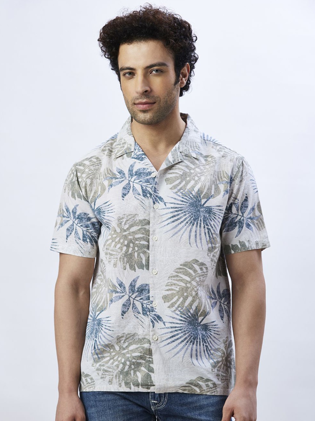

VALEN CLUB Men Relaxed Floral Opaque Printed Casual Shirt, Multi