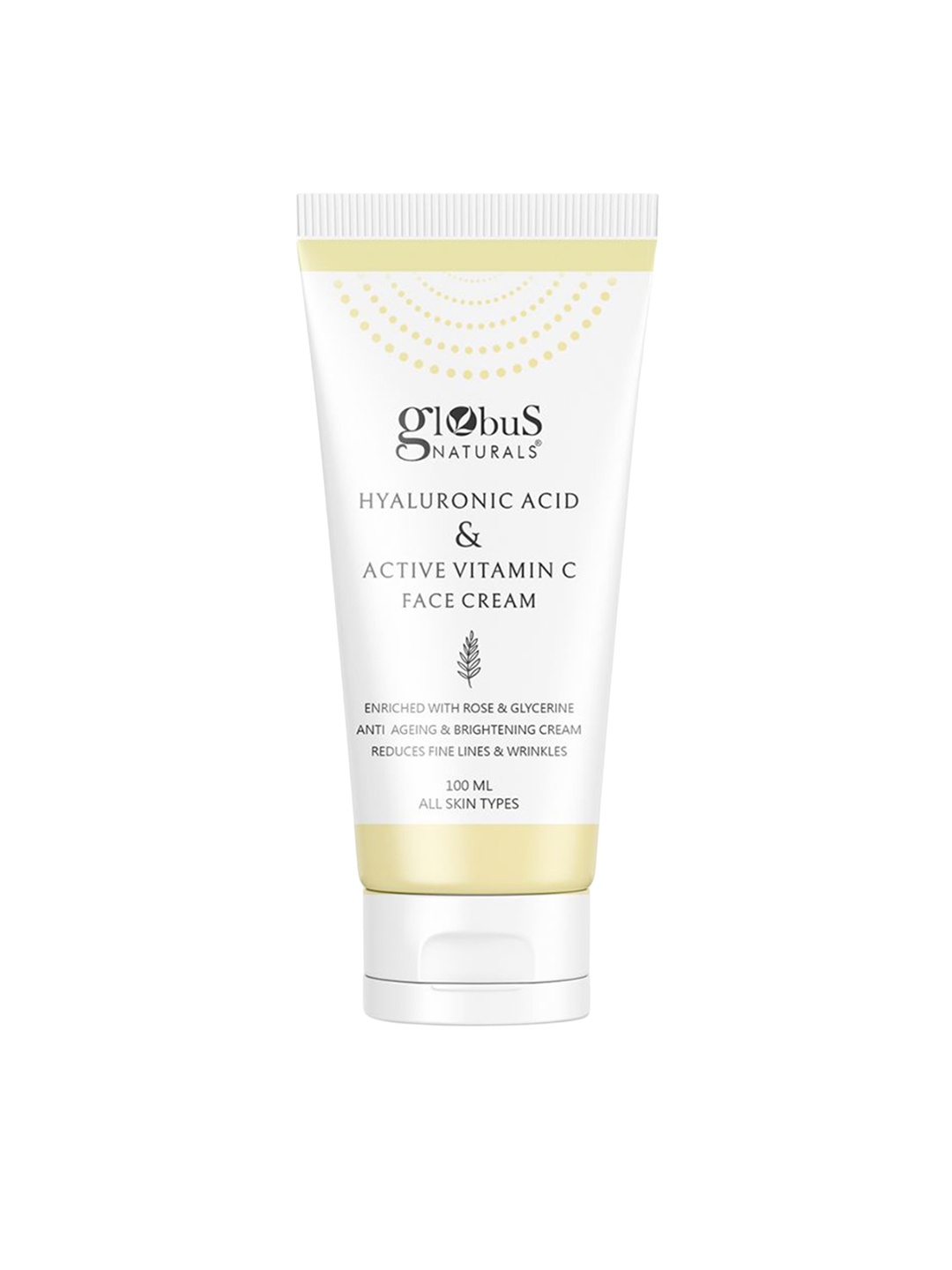 

Globus naturals Hyaluronic Acid & Vitamin C Anti Ageing Face Cream-100g, Na