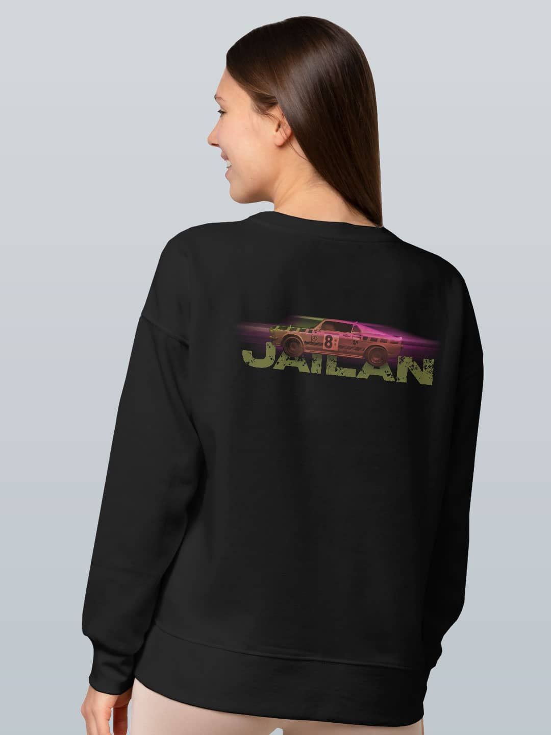 

macmerise Men Printed Sweatshirt, Black