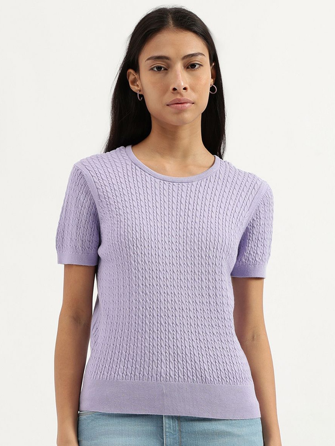 

United Colors of Benetton Cotton Top, Purple
