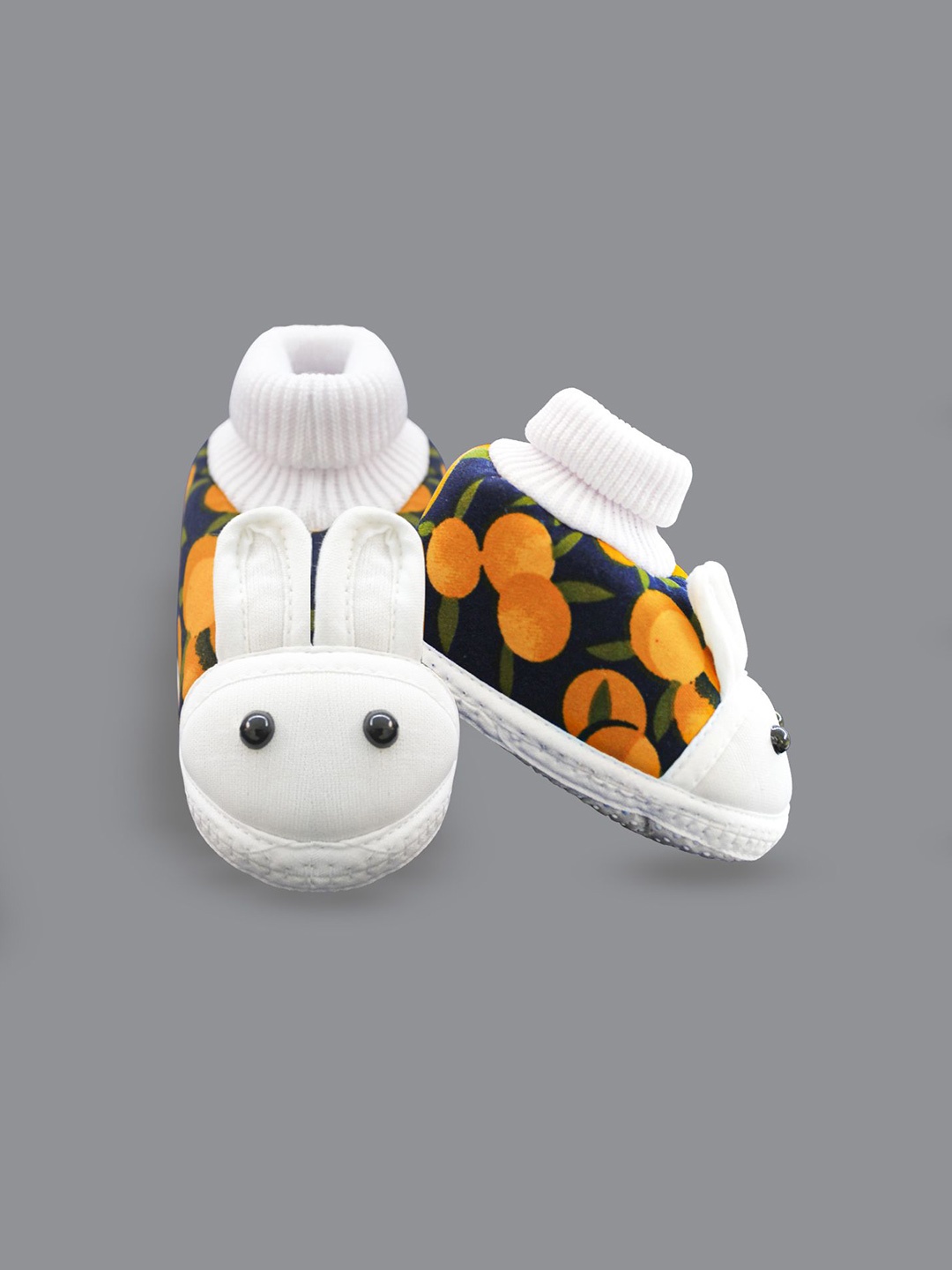 

Born Babies Unisex Kids Cotton Booties, Yellow