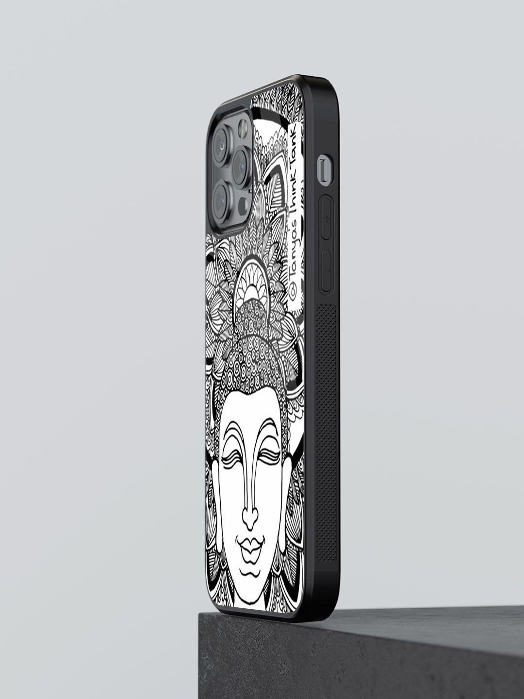 

macmerise Abstract Printed iPhone 13 Pro Back Case Mobile Accessories, White