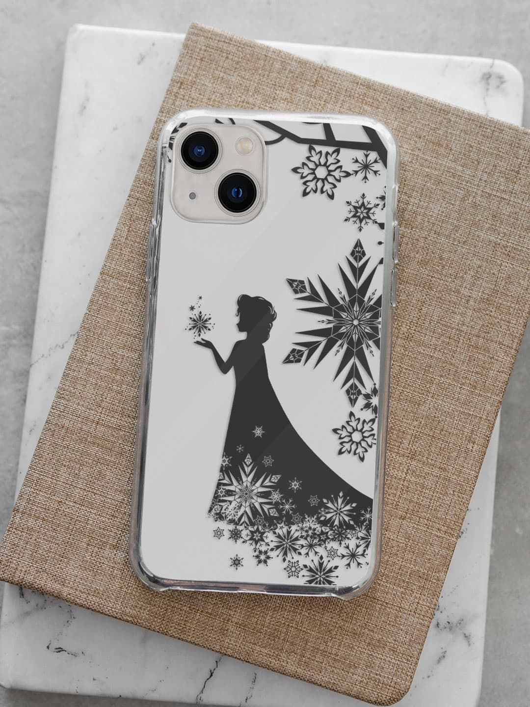 

macmerise Quirky Printed iPhone 13 Back Case Mobile Accessories, Grey