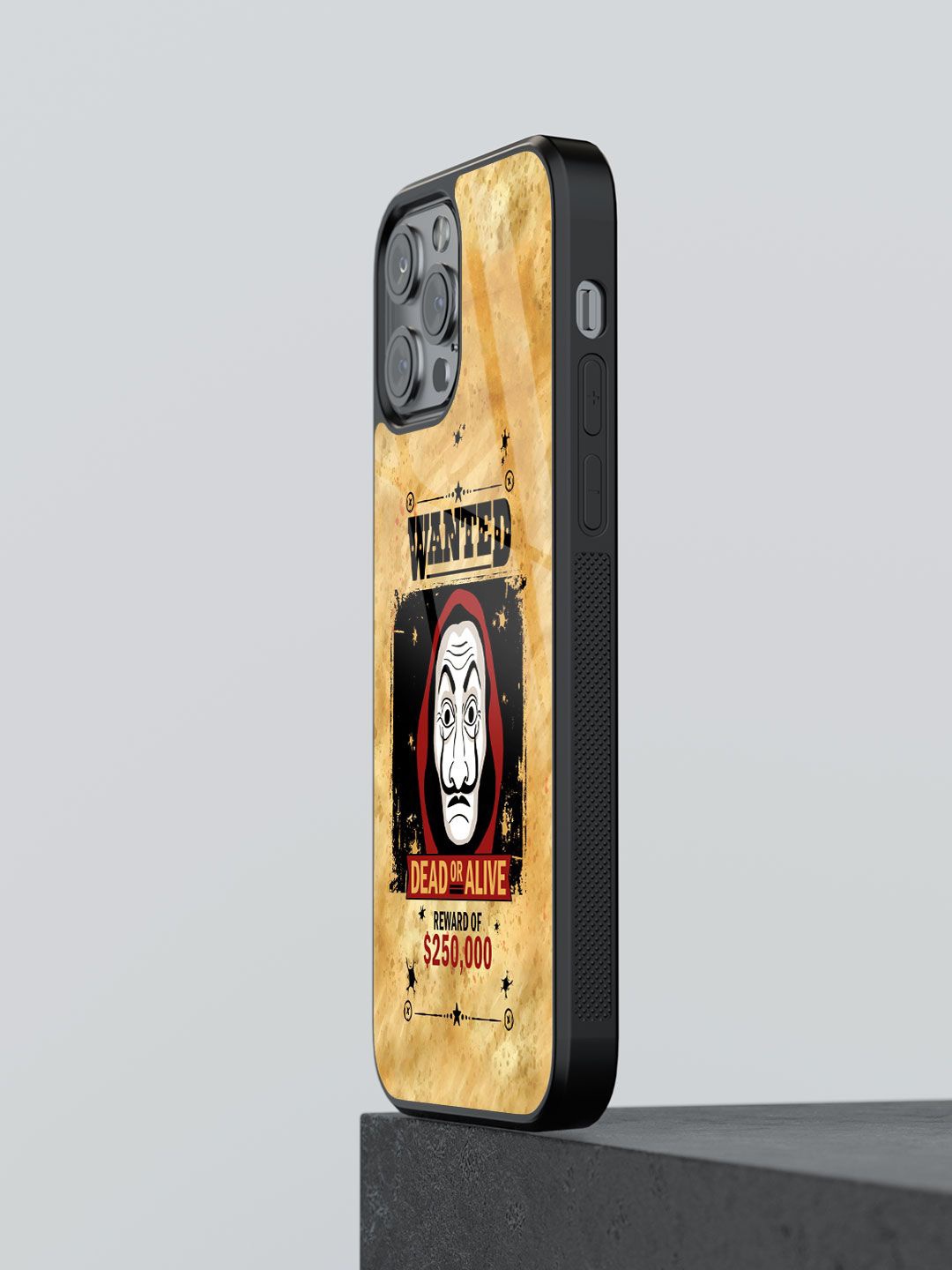 

macmerise Abstract Printed iPhone 13 Pro Max Back Case Mobile Accessories, Black