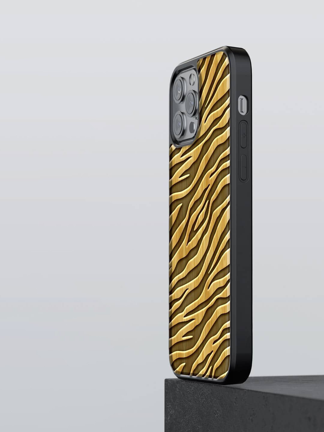 

macmerise Abstract Printed iPhone 13 Pro Back Case Mobile Accessories, Yellow