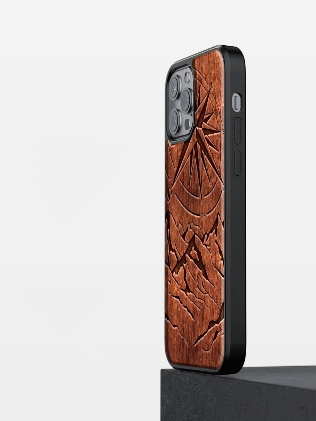 

macmerise Abstract Printed iPhone 13 Pro Max Back Case Mobile Accessories, Brown