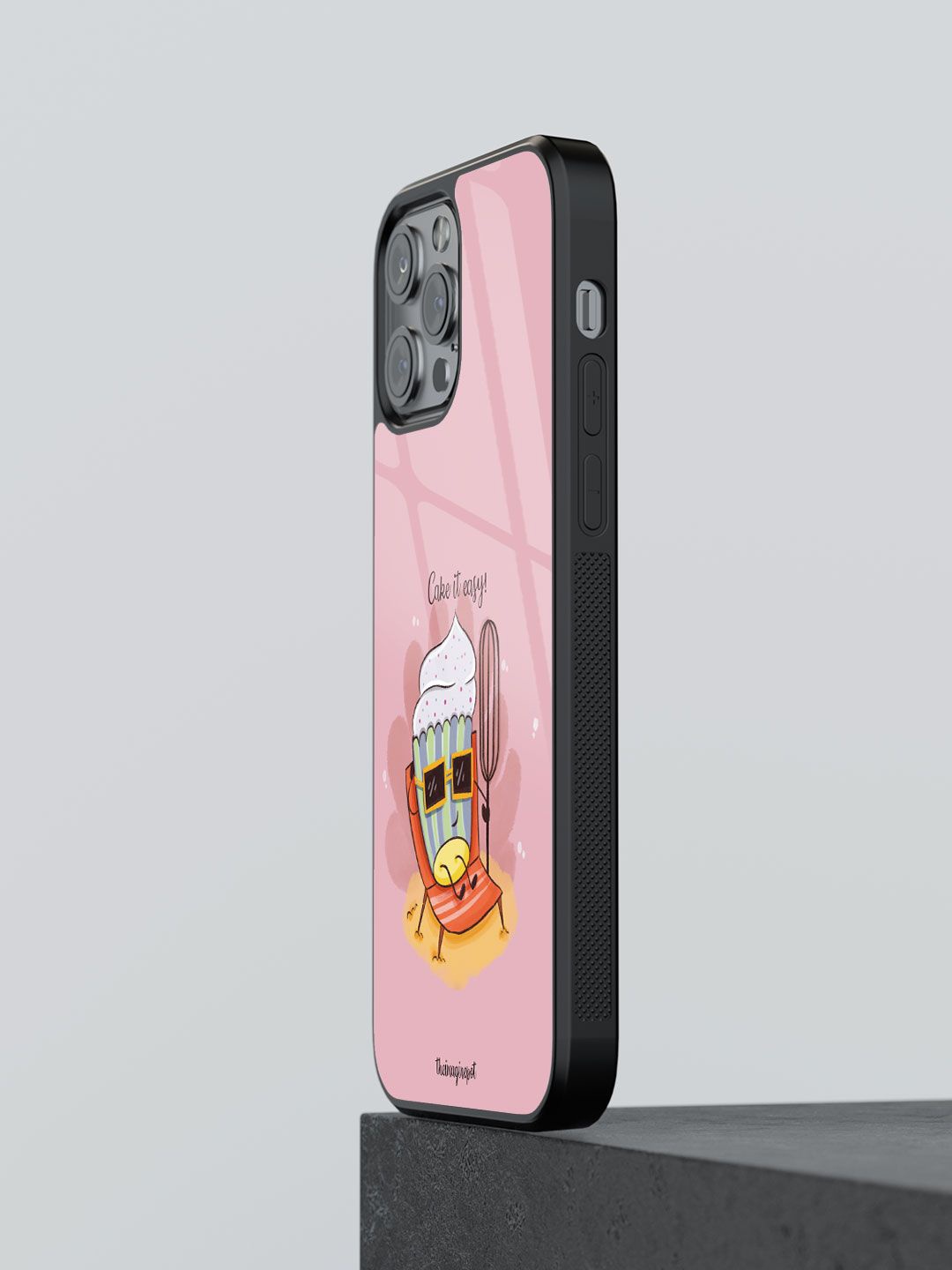 

macmerise Abstract Printed iPhone 13 Pro Back Case Mobile Accessories, Pink