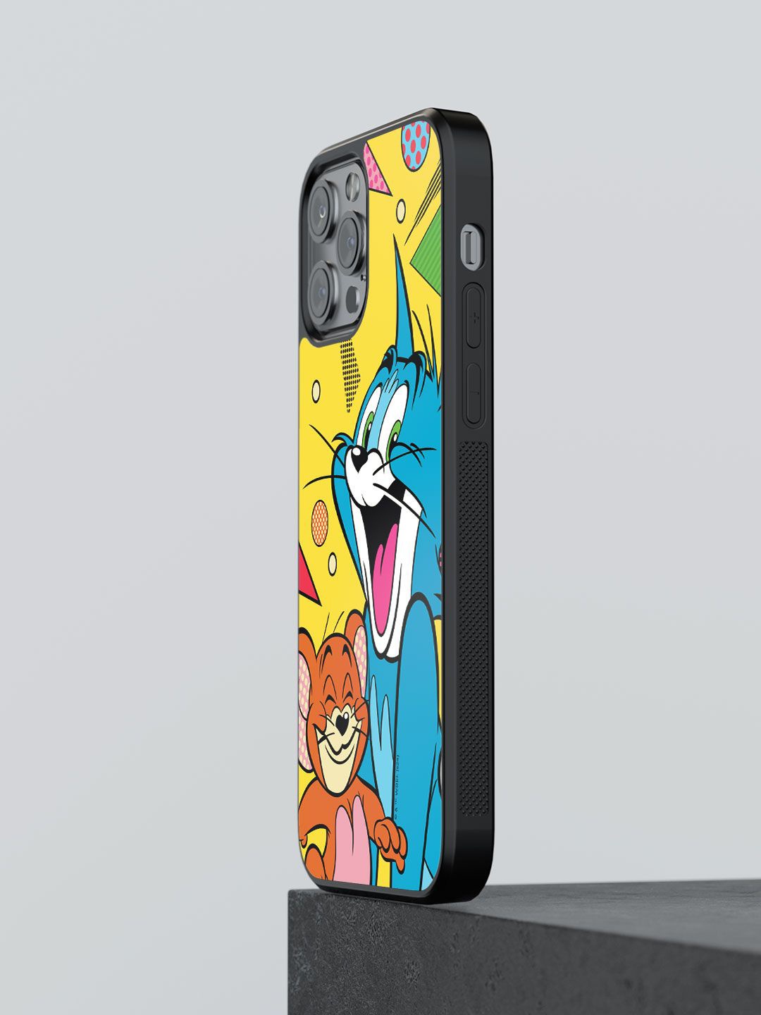 

macmerise Cartoon Characters Printed iPhone 13 Pro Back Case Mobile Accessories, Yellow