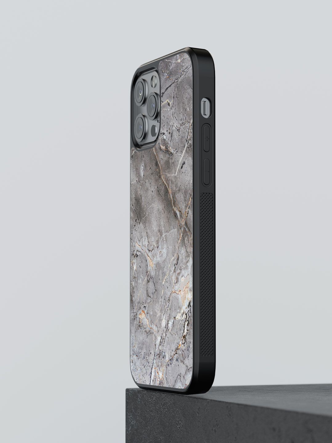 

macmerise Abstract Printed iPhone 13 Pro Back Case Mobile Accessories, Grey