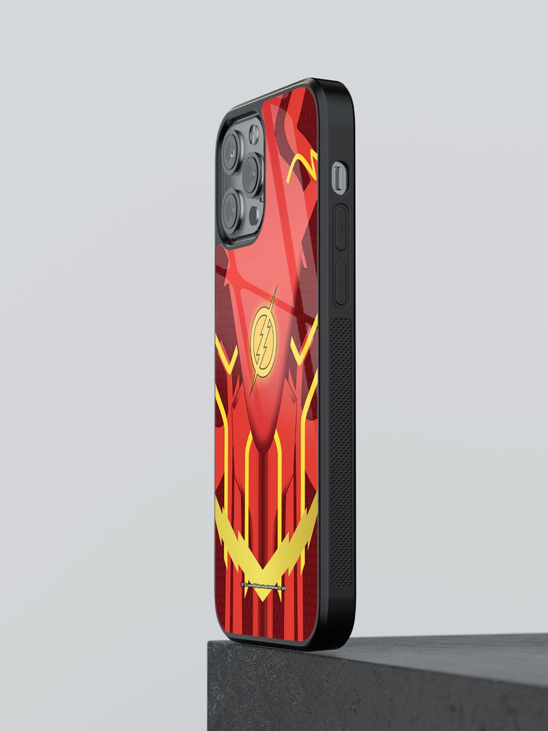 

macmerise Abstract Printed iPhone 13 Pro Back Case Mobile Accessories, Red