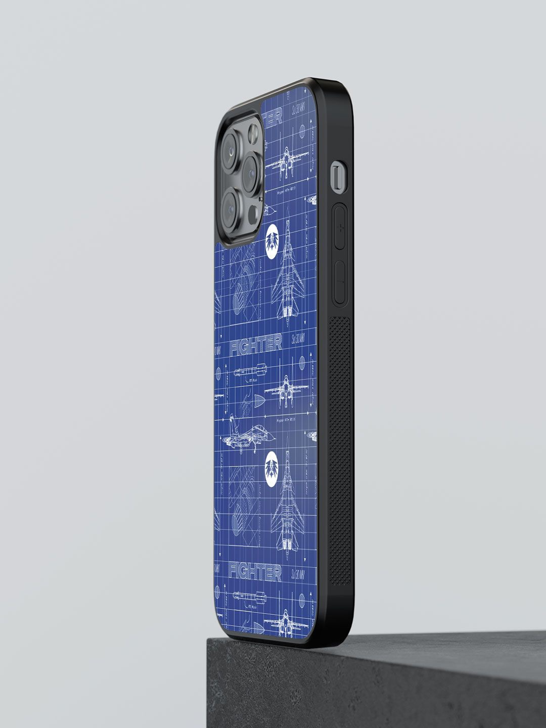 

macmerise Quirky Printed iPhone 13 Pro Max Back Case Mobile Accessories, Blue