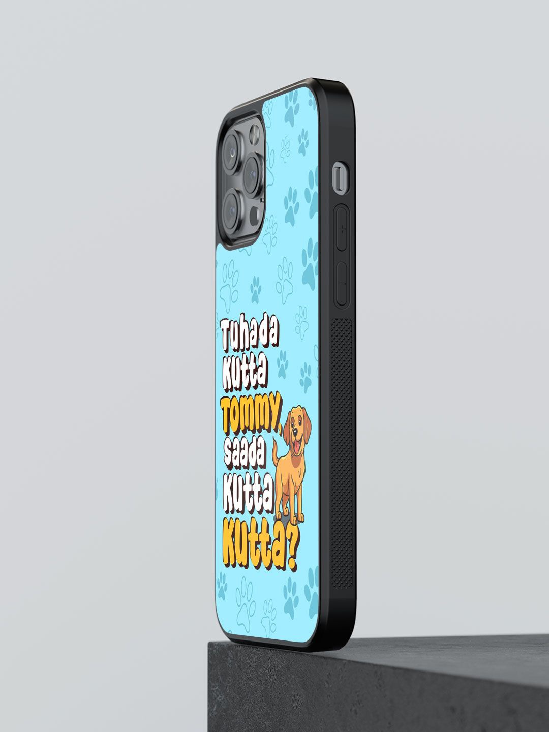 

macmerise Typography Printed iPhone 13 Pro Max Back Case Mobile Accessories, Blue