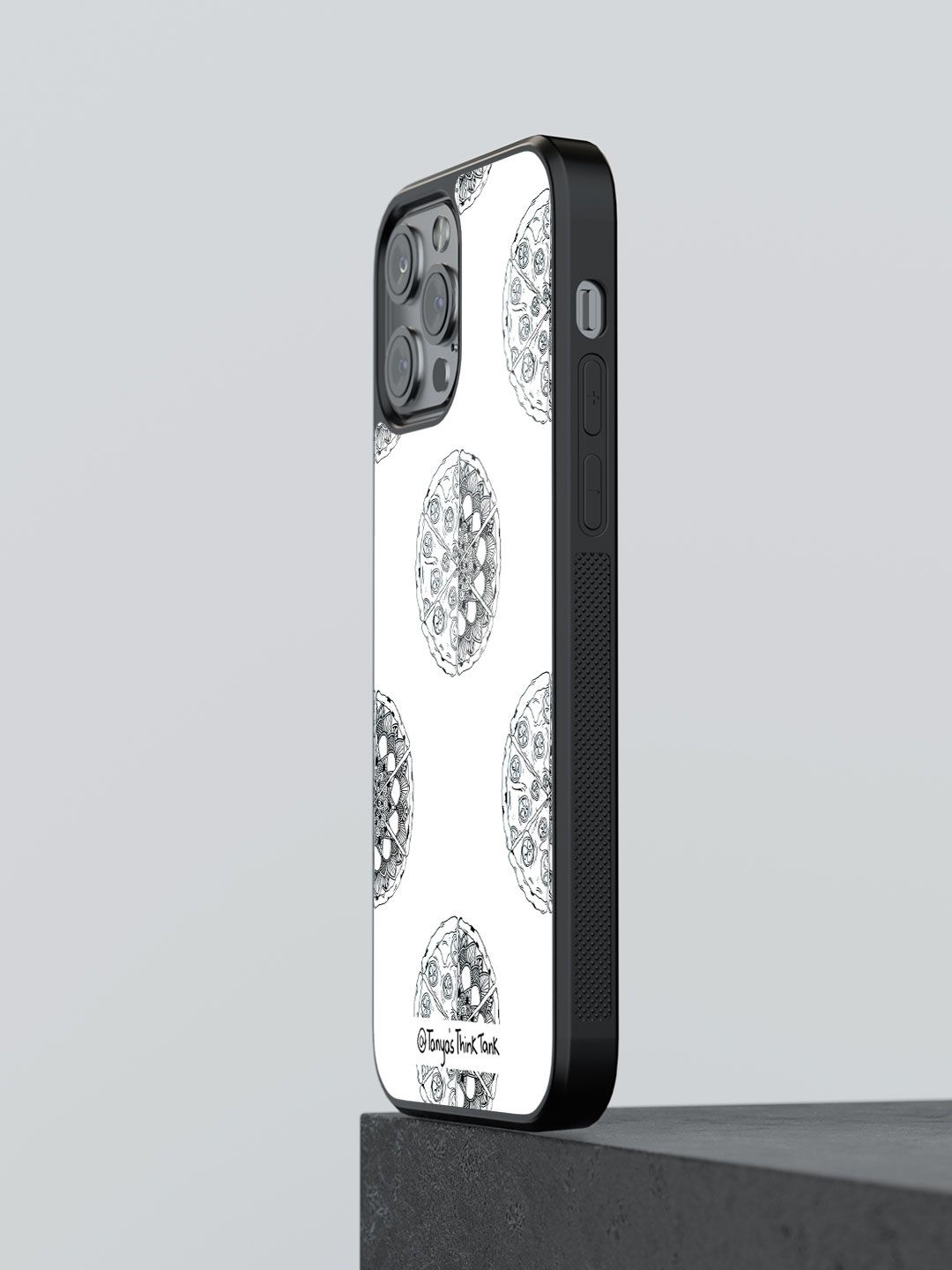 

macmerise Quirky Printed iPhone 13 Pro Back Case Mobile Accessories, White
