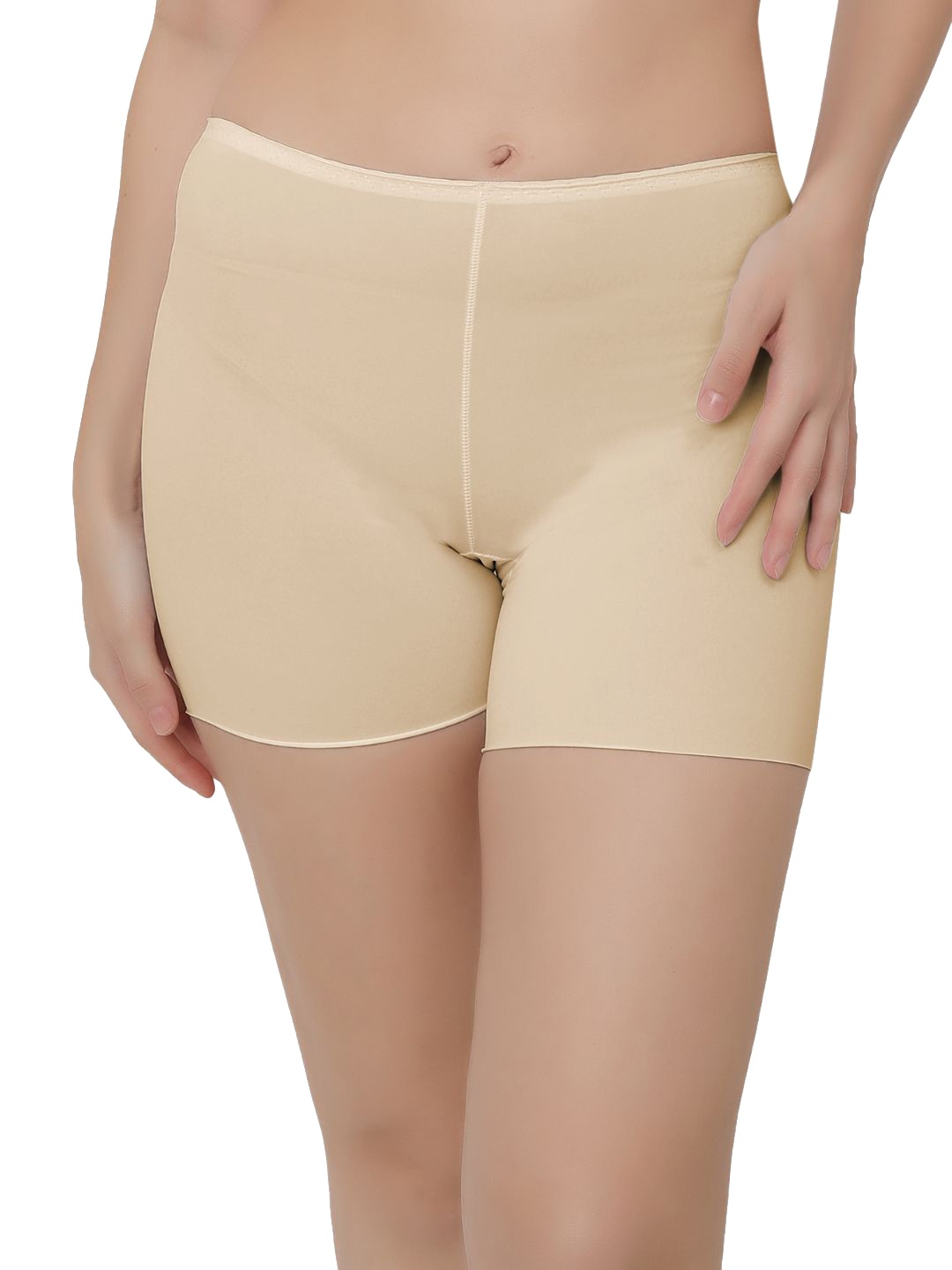 

Bella Voste Women Pack Of 2 Mid-Rise Shorts Briefs PT-001-Beige + Beige-M