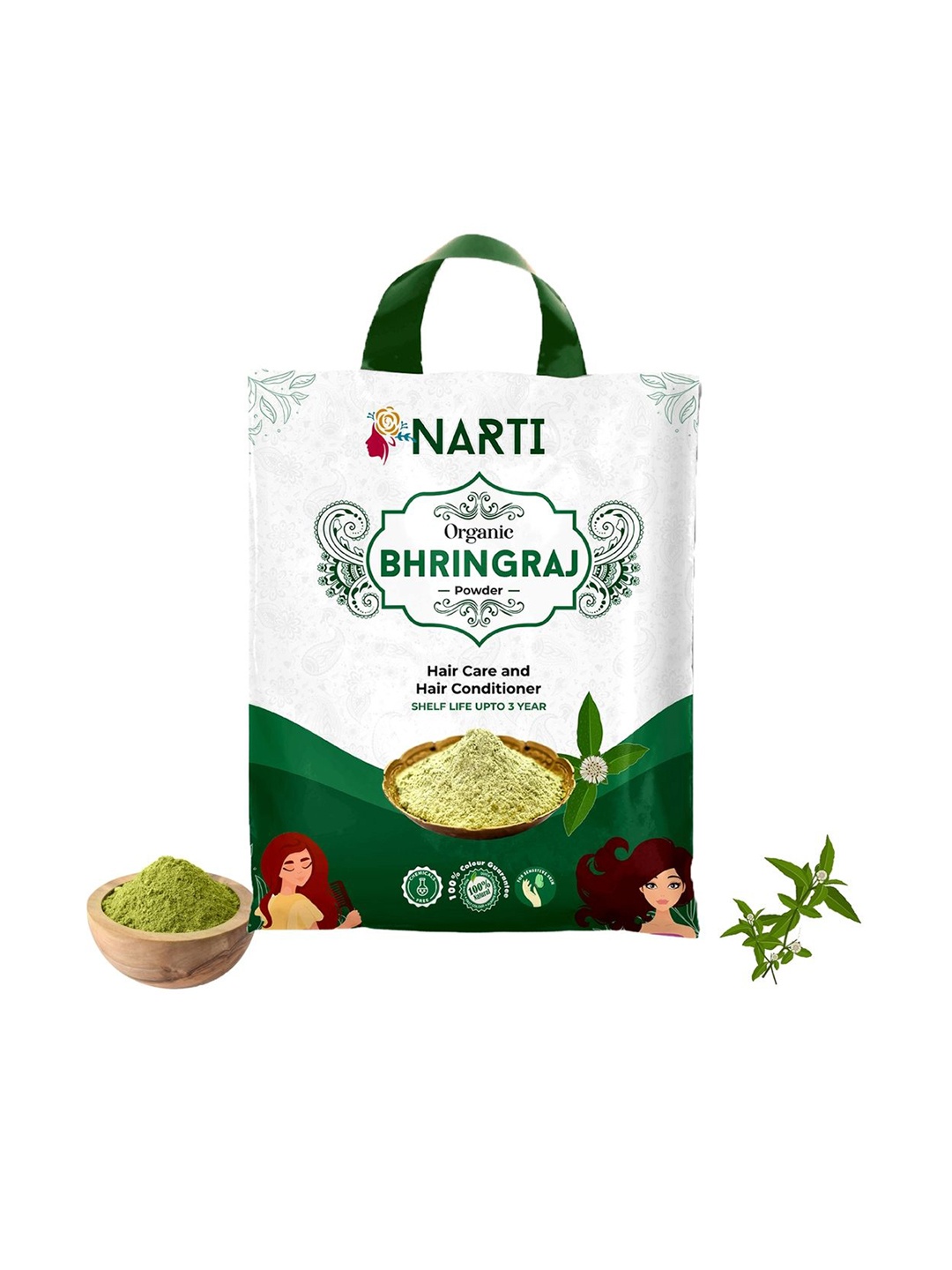 

NARTI Organic Bhringraj Powder-1kg, Brown
