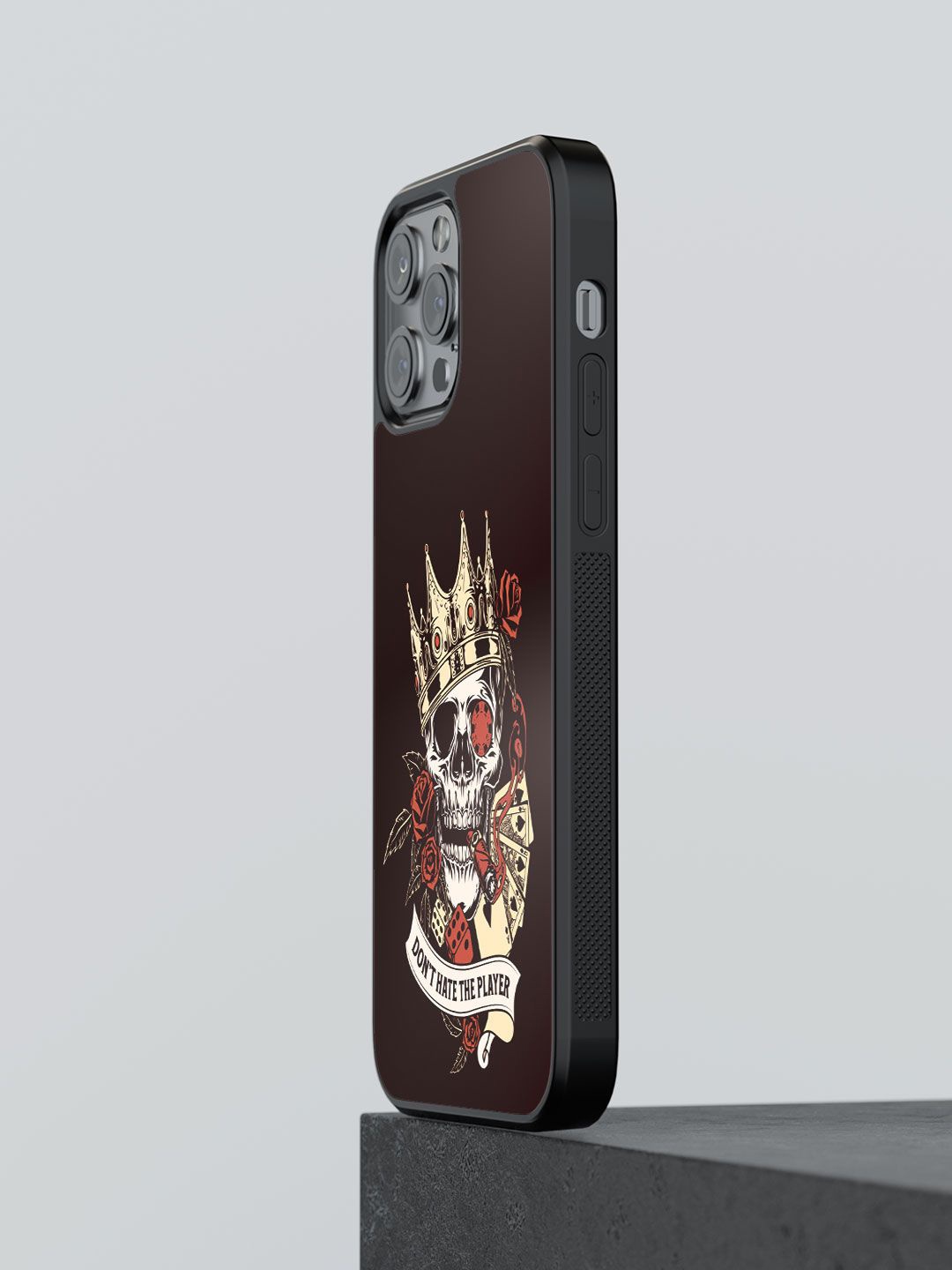 

macmerise Quirky Printed iPhone 13 Pro Back Case Mobile Accessories, Black