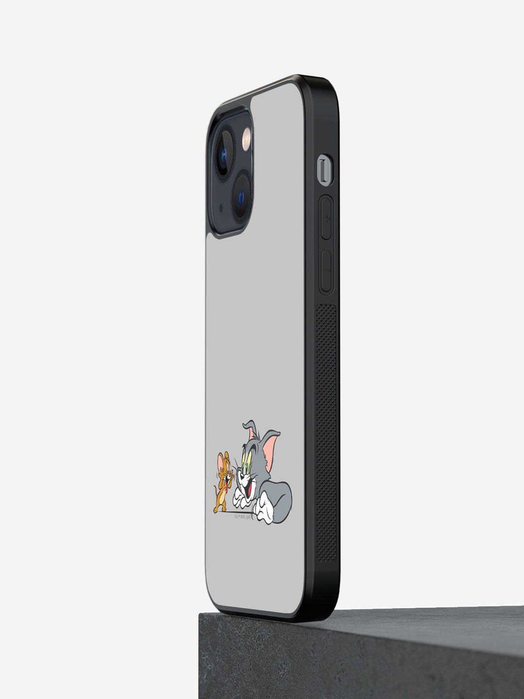 

macmerise Cartoon Characters Printed iPhone 13 Back Case Mobile Accessories, Grey