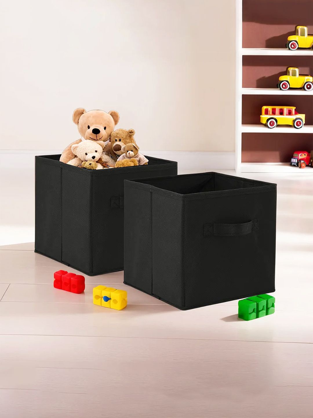 

Kuber Industries Black 2 Pieces Drawer Organiser