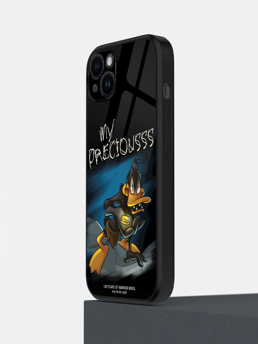 

macmerise Cartoon Characters Printed iPhone 14 Plus Back Case Mobile Accessories, Black