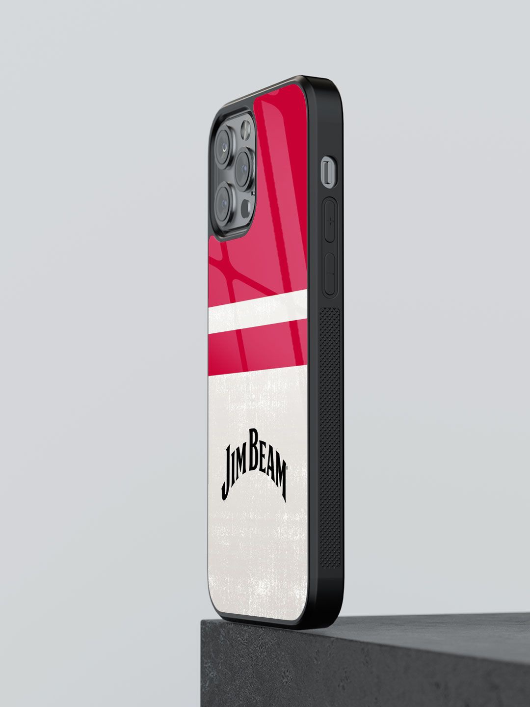 

macmerise Geometric Printed iPhone 13 Pro Max Back Case Mobile Accessories, Red