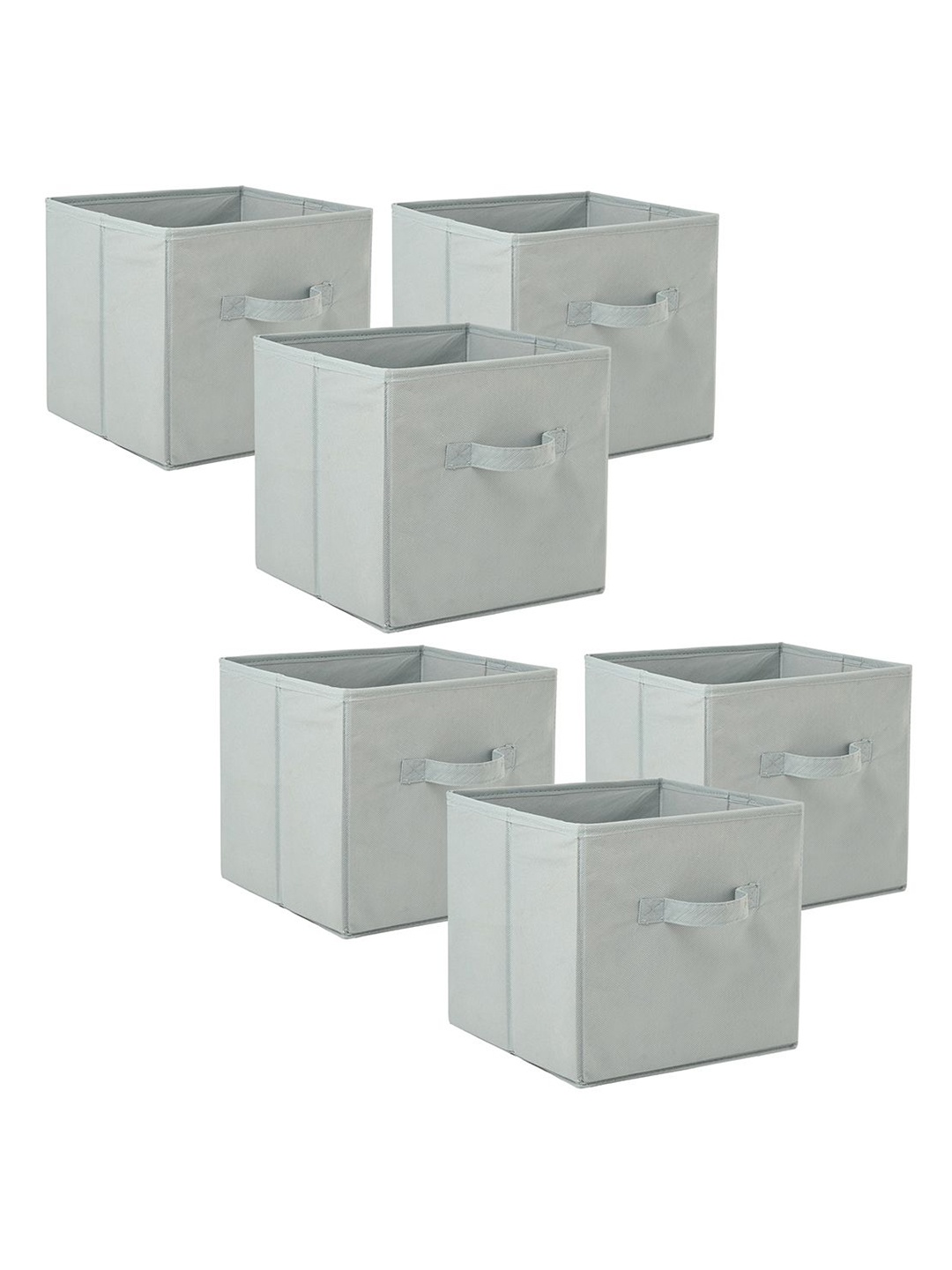 

Kuber Industries Grey 6 Pieces Drawer Organisers