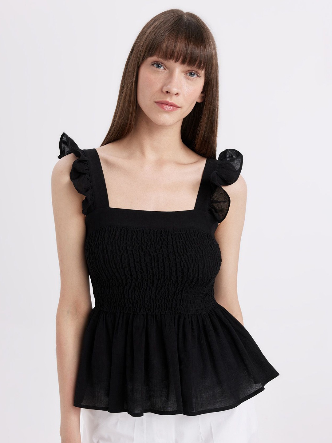 

DeFacto Peplum Top, Na