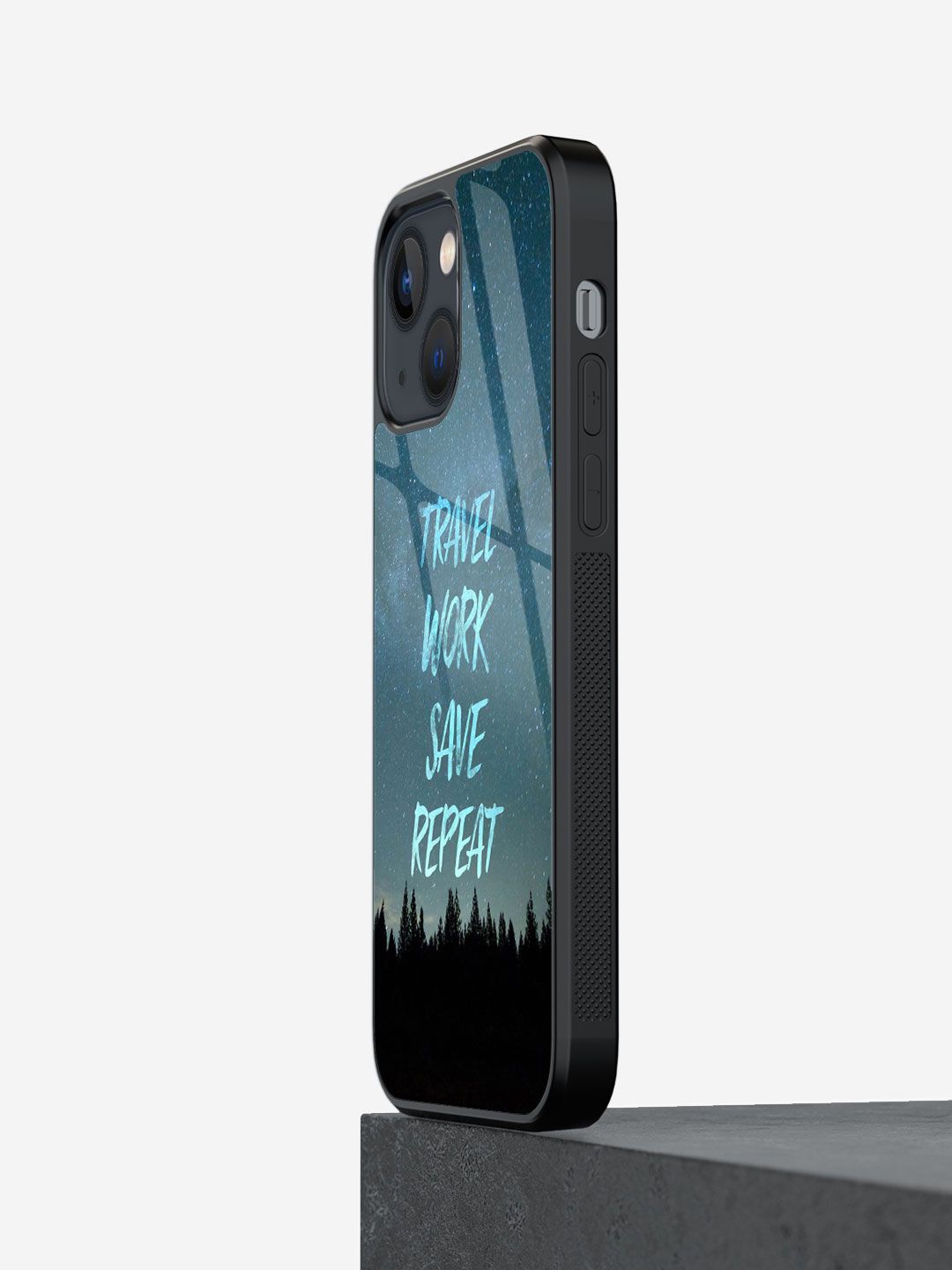 

macmerise Typography Printed iPhone 13 Mini Back Case Mobile Accessories, Black