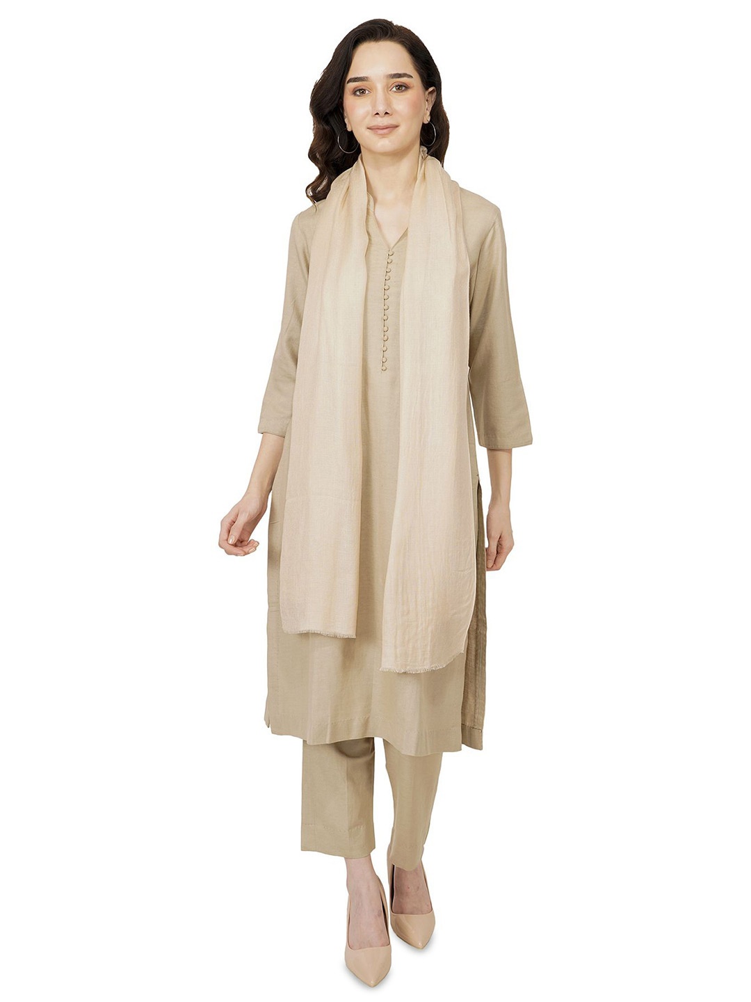 

Rhe-Ana Women Stole, Beige