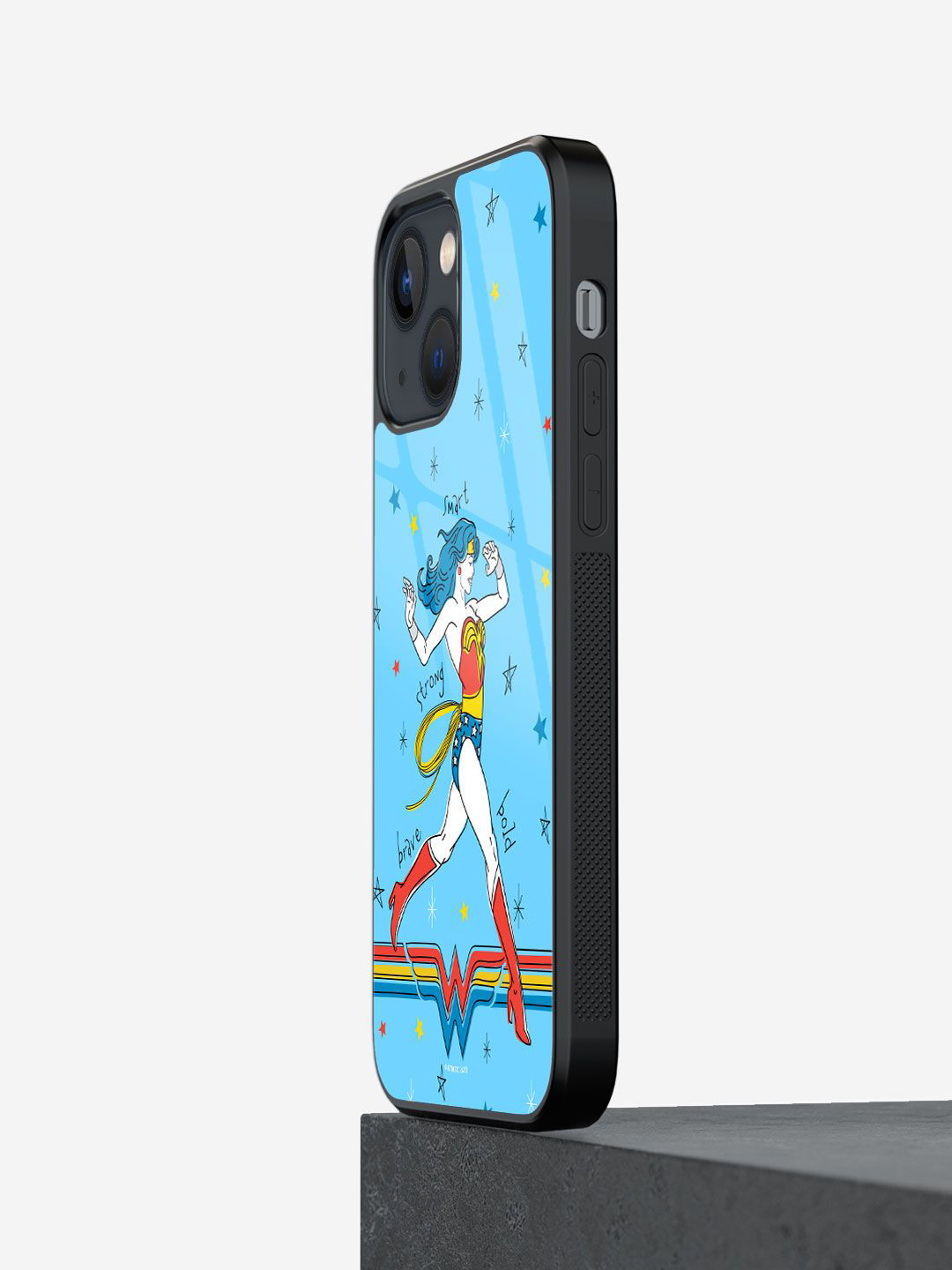 

macmerise Cartoon Characters Printed iPhone 13 Back Case Mobile Accessories, Blue