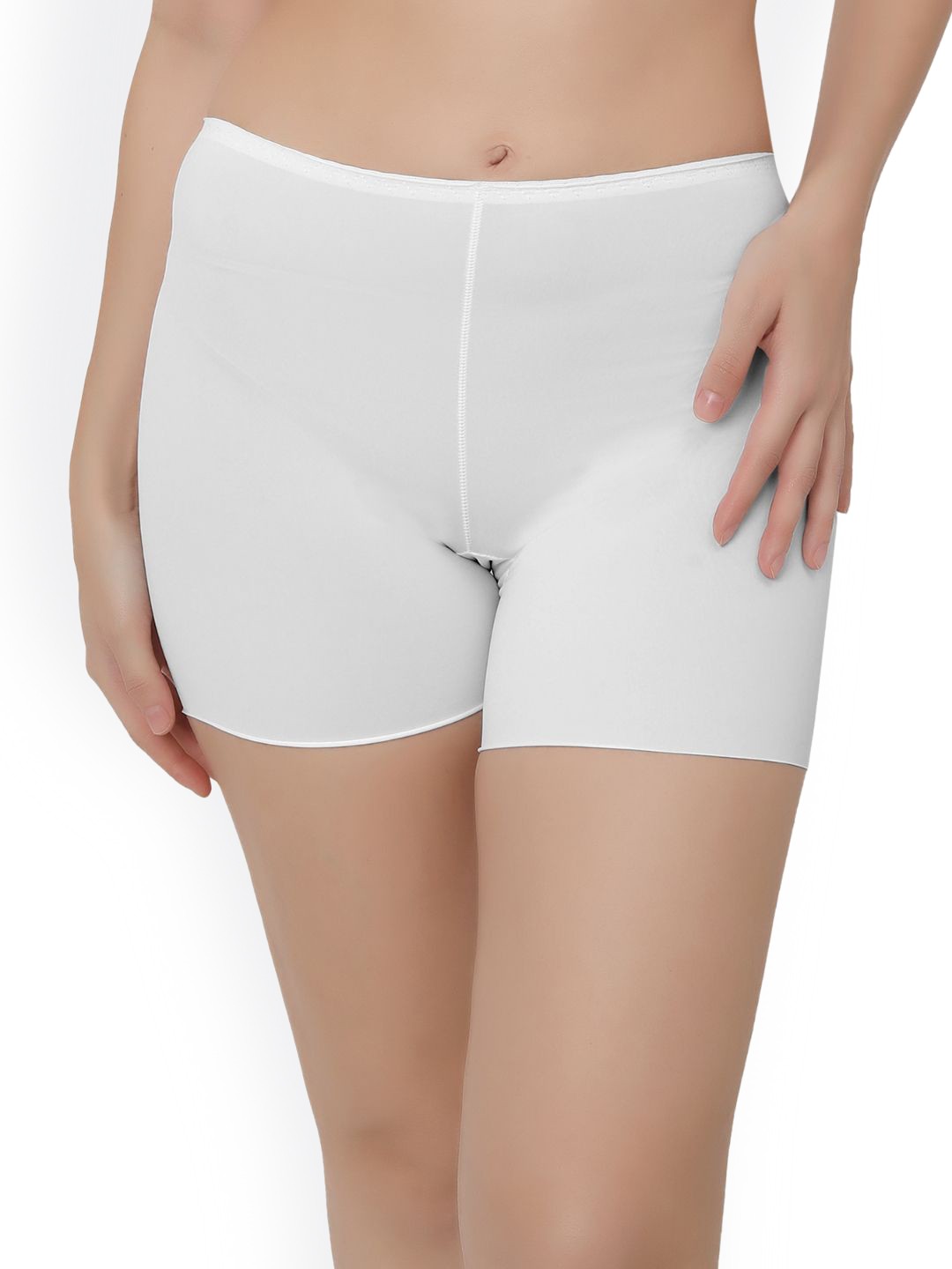

Bella Voste Mid-Rise Boyshort Seamless Briefs, White