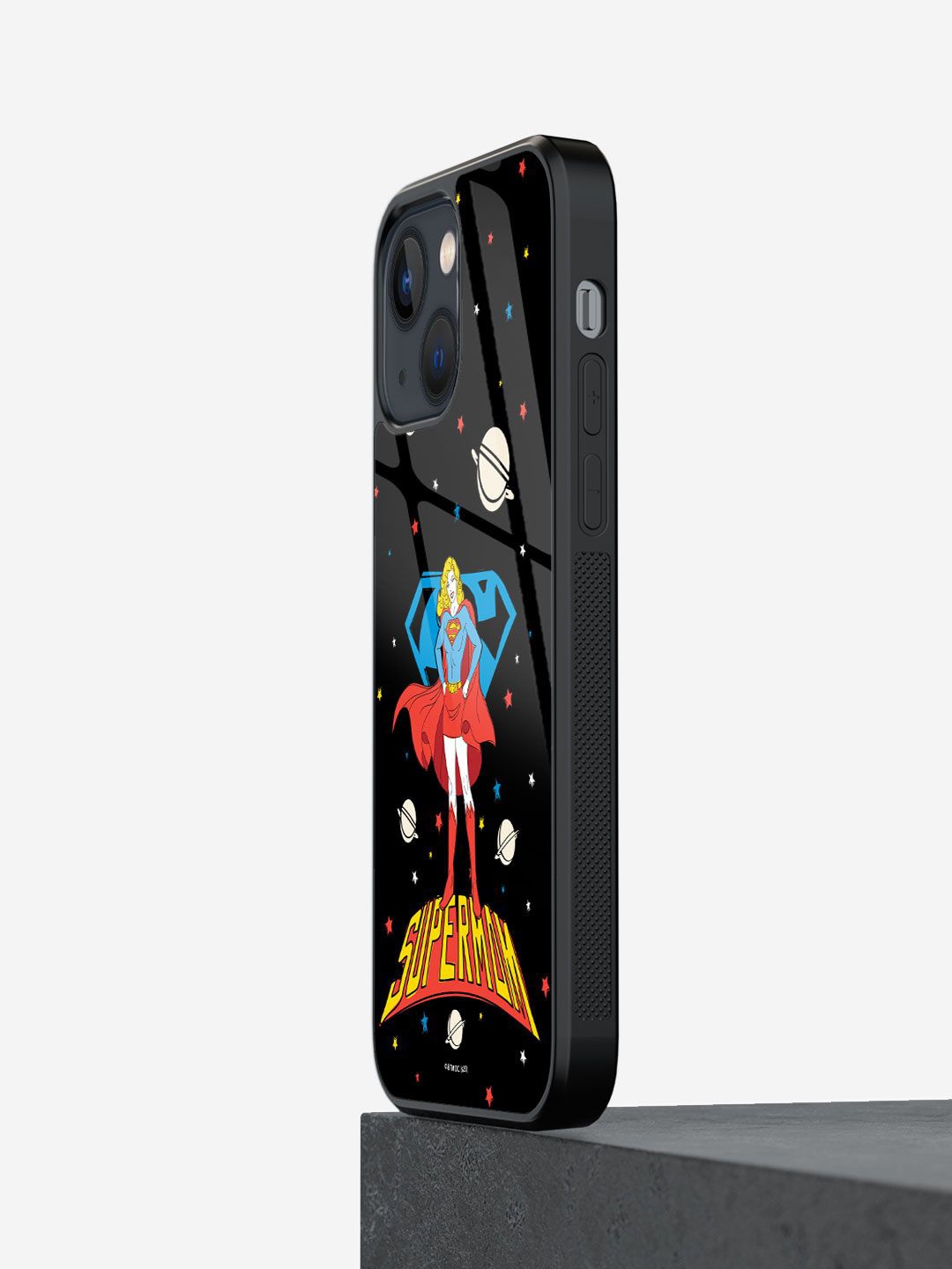 

macmerise Cartoon Characters Printed iPhone 13 Back Case Mobile Accessories, Black