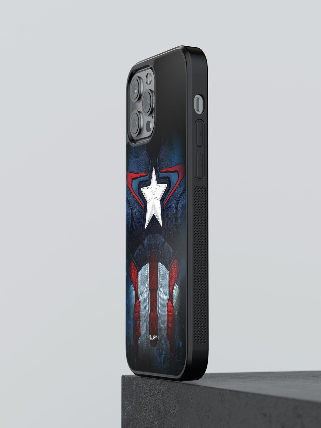 

macmerise Superhero Printed iPhone 13 Pro Back Case Mobile Accessories, Black