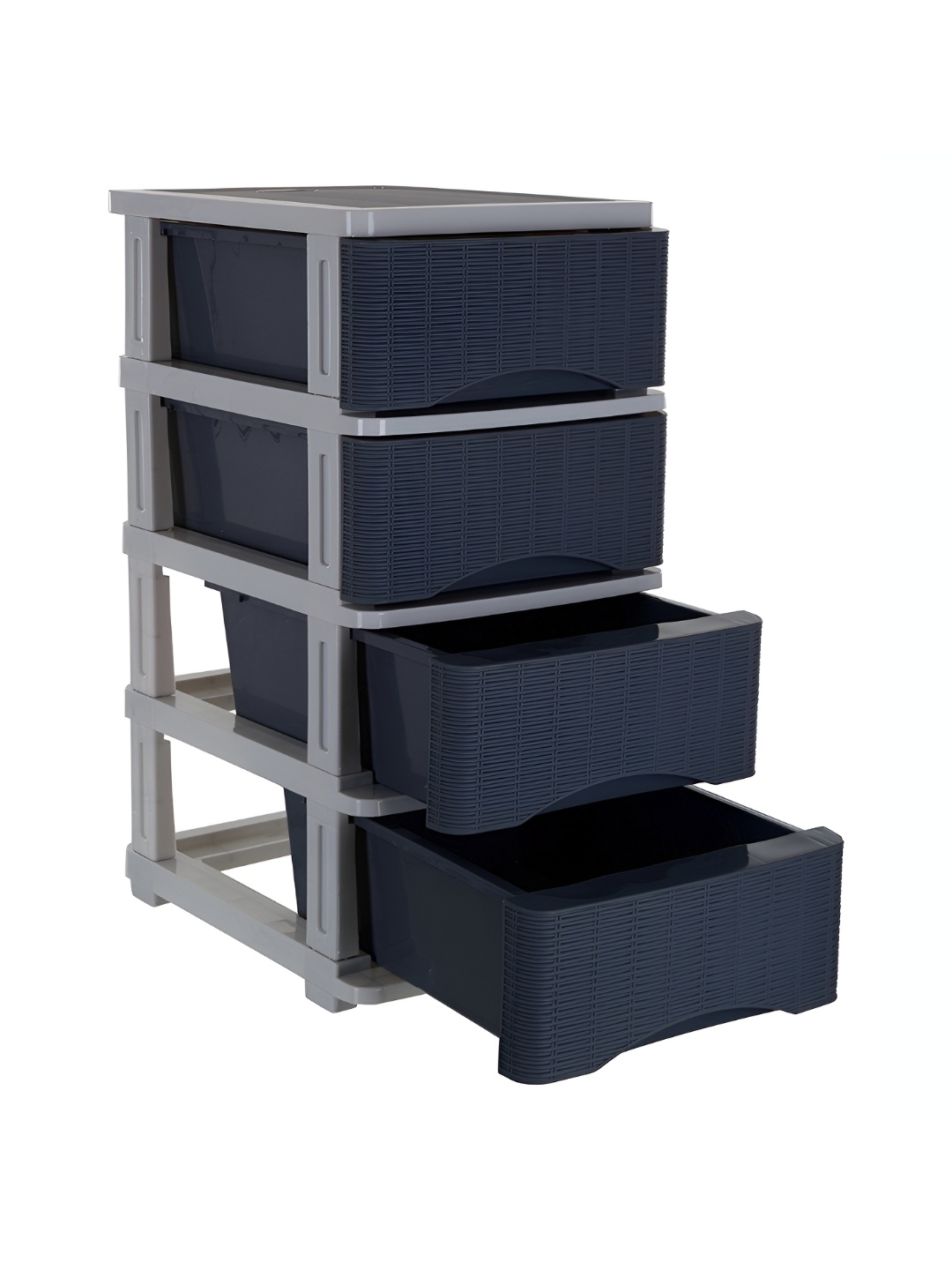 

Nayasa Grey 4 Drawer Multi-Utility Storage Organisers