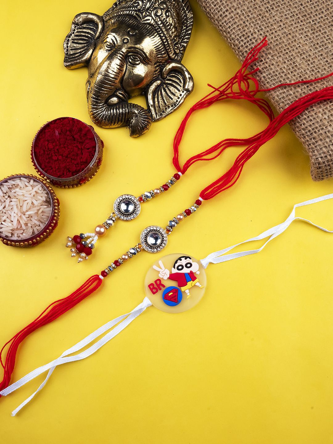 

StileAdda Thread Rakhi, Red