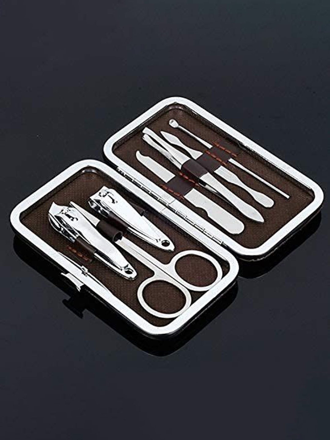 

FAVON Set Of 7 Professional Manicure Tool Kit With Wallet, Multi