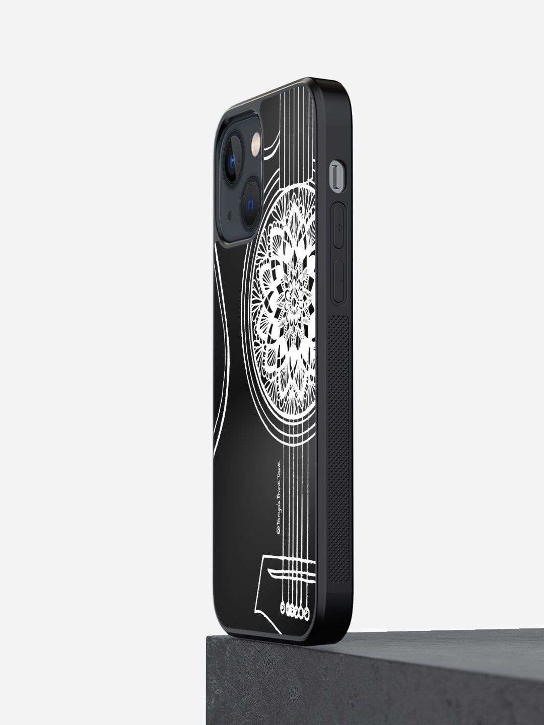 

macmerise Floral Printed iPhone 13 Back Case Mobile Accessories, Black